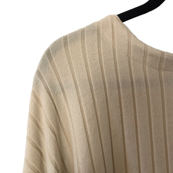 NWOT Shein Curve 4X cream ribbed cardigan - Picture 4 of 5